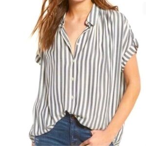 Madewell Central Striped Shirt Size XS